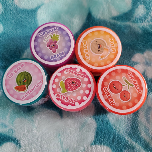 5 Fruity lipbalm