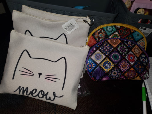 10pc beauty bag - cat